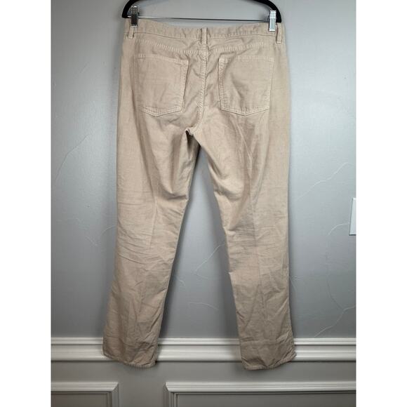 J.Crew Matchstick Skinny Corduroy Pants Beige Women Scandi Girl 14/16 - Picture 2 of 9